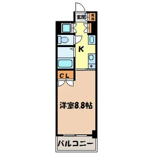 HF久屋大通レジデンス【5階】の間取り