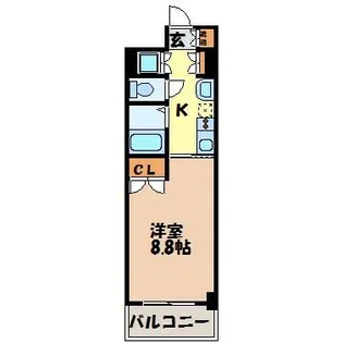 HF久屋大通レジデンス【2階】の間取り
