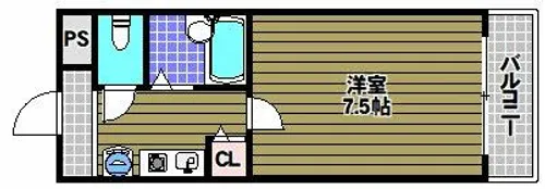 上田マンション【1階】の間取り