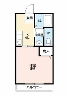 コーポ山本【A-7号室】の間取り