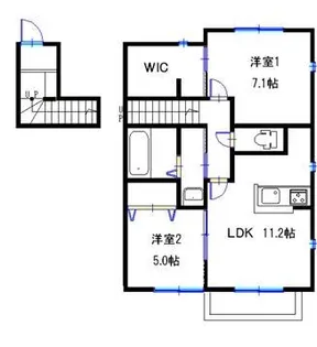 セイカーサ【B205号室】の間取り