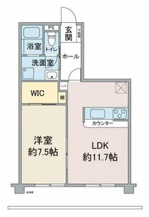 フェアモント21【3階】の間取り