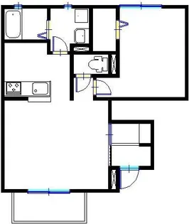 カーサドマーニ【1階】の間取り