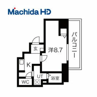 エヌエムキャトフヴァン【5FD号室】の間取り