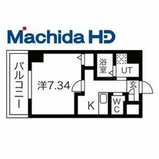 エヌエムキャトフヴァンヌフ【6FA号室】の間取り