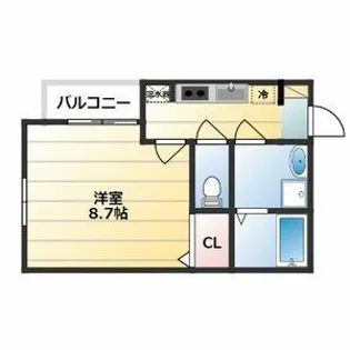 Fmaison遠里小野II番館【101M号室】の間取り