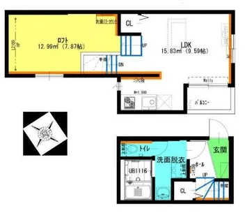 RadIAnce氷室【2階】の間取り