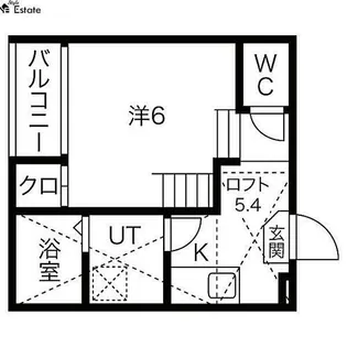 ハーモニーテラス野並【102号室】の間取り