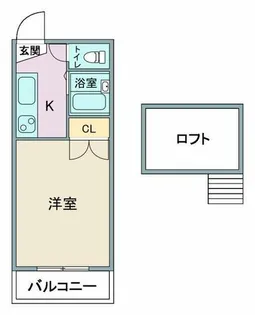 M&YハルタⅠ・Ⅱ【1階】の間取り
