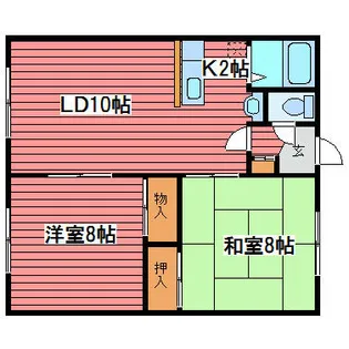 シティーハウス15【3階】の間取り