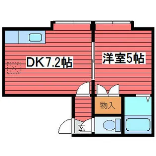 第25森宅建マンション【3階】の間取り