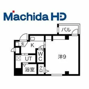 エヌエムヴァントワ【1FBM号室】の間取り