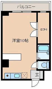 ロフトマンション本城東【208号室】の間取り