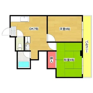 グレース壱番館【305号室】の間取り