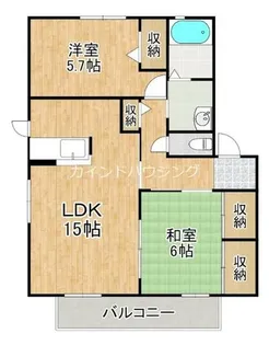 シャンテ葵【2階】の間取り