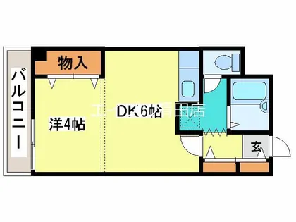 R4TMビル【504号室】の間取り