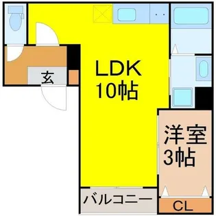 Warren shibataⅠ【1階】の間取り