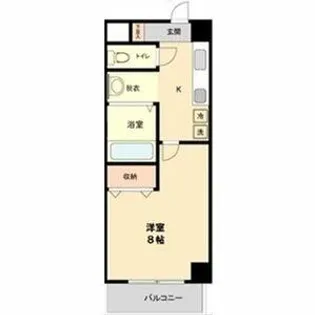 リアライズ黄金【9階】の間取り