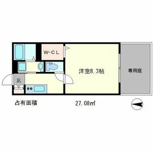 カリン【1階】の間取り