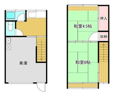 兵庫県豊岡市京町【一戸建】の間取り