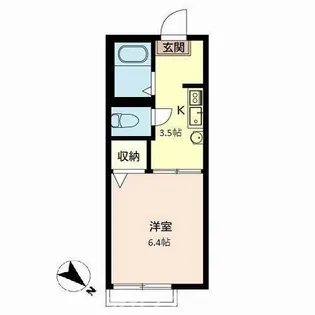 小野市中町(ルーチェ オノ)【1階】の間取り