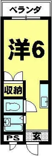 ロイヤル戸賀【201号室】の間取り