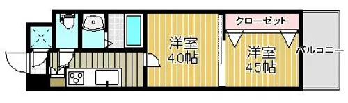 NO.88マリナゲートサンズ【3階】の間取り