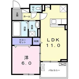 グランクレスタⅡ【3階】の間取り