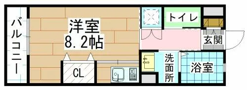 EL CEREZO【1階】の間取り