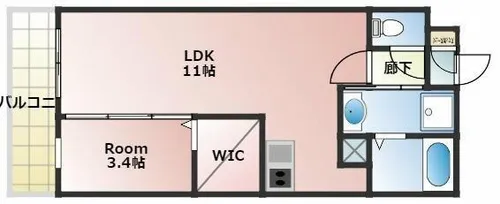 ジーメゾン垂水エスペーロ【2階】の間取り