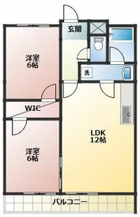 メゾン長縄【2階】の間取り