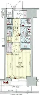 プレサンス大手前ピリオド【4階】の間取り