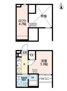 コンフォート 幡野(コンフォートハタノ)【202号室】の間取り