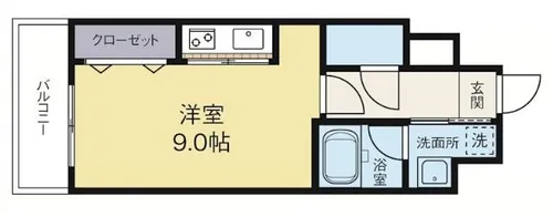 アイセレブ箱崎浪漫邸【5階】の間取り