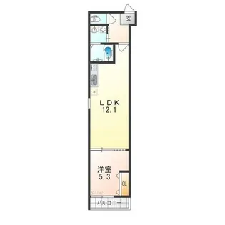 フジパレス高石駅北Ⅲ番館【2階】の間取り