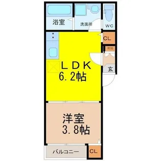 ステラフィッサ御器所【3階】の間取り
