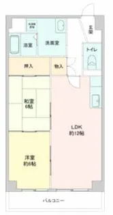 レジディア日比野【1階】の間取り