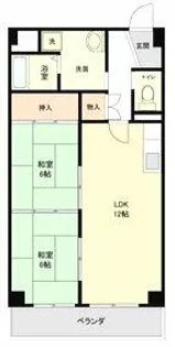 レジディア日比野【13階】の間取り