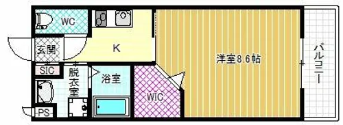 センターフィールドⅤ【1階】の間取り
