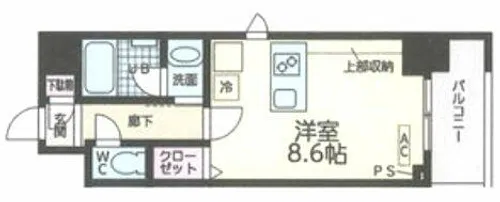 第2金山フクマルビル【7階】の間取り