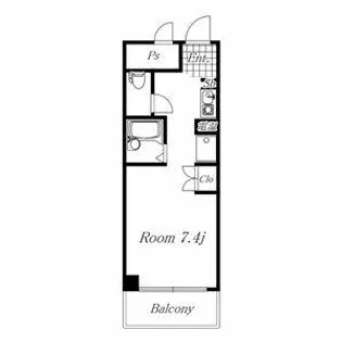 ハインホーフ雪扇【801号室】の間取り