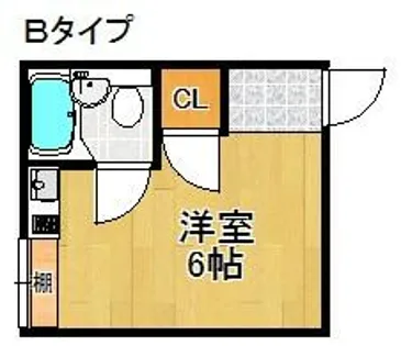 ヴィラ沢ノ町【2階】の間取り