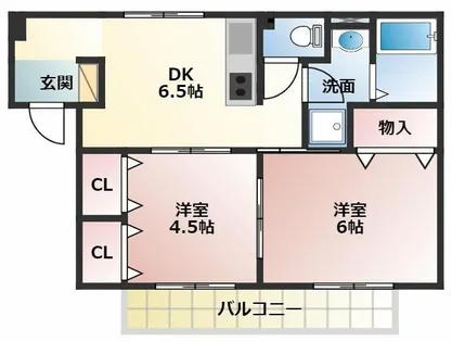 ウイングハイツ【202号室】の間取り
