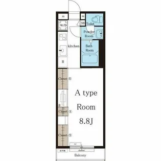 リブリ・中小田井【2階】の間取り