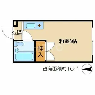 コーポ町柳【2階】の間取り
