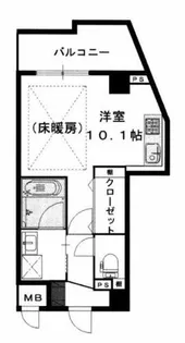 アルグラッド野田阪神【10階】の間取り