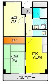 メゾン交楽園【3階】の間取り