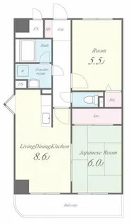 ヴィラシャトー【4階】の間取り