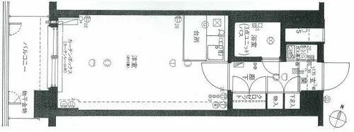 ネオアージュ円山【3階】の間取り