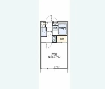 レオパレス外環富田林Ⅱ【2階】の間取り